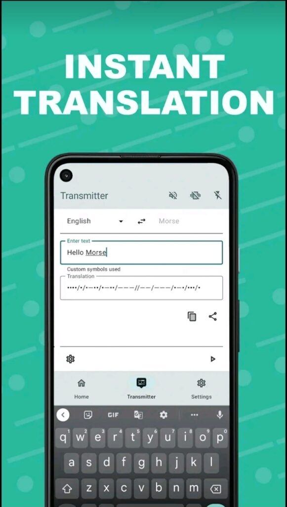 Applications de Code Morse