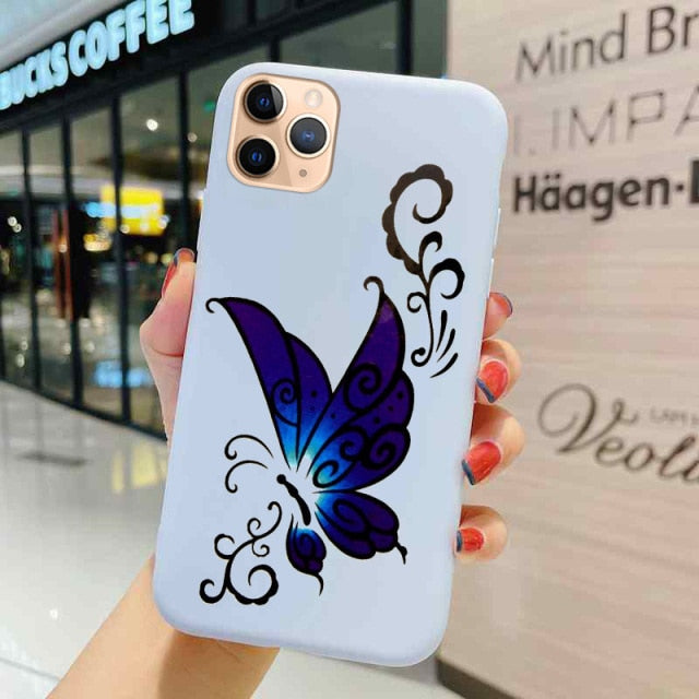iPhone 13 mini用カートゥーンデザインケース