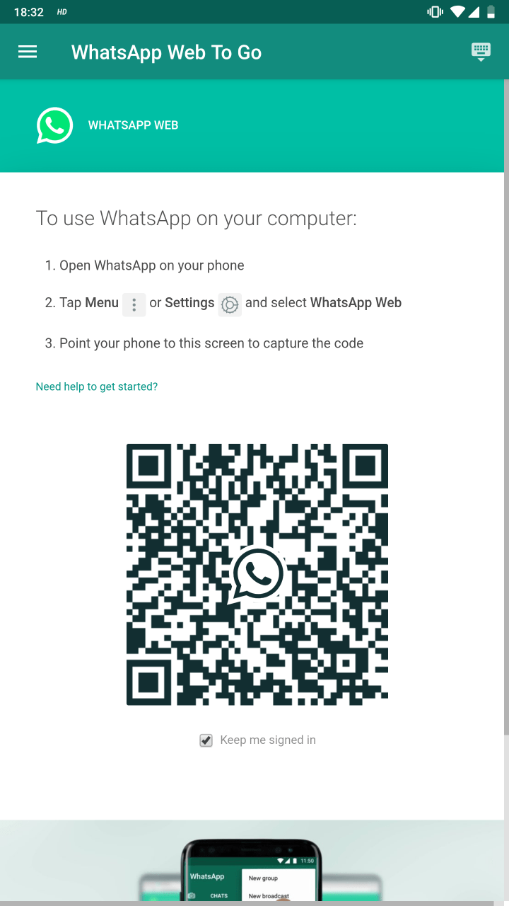 Download APK di WhatsApp Web per Android 1