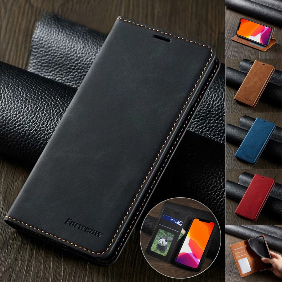 Custodia Portafoglio Flip Magnetica per iPhone 13