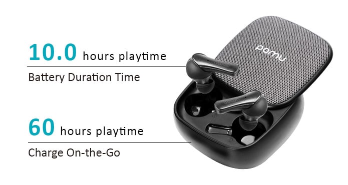 Goditi 60 ore di riproduzione con gli auricolari