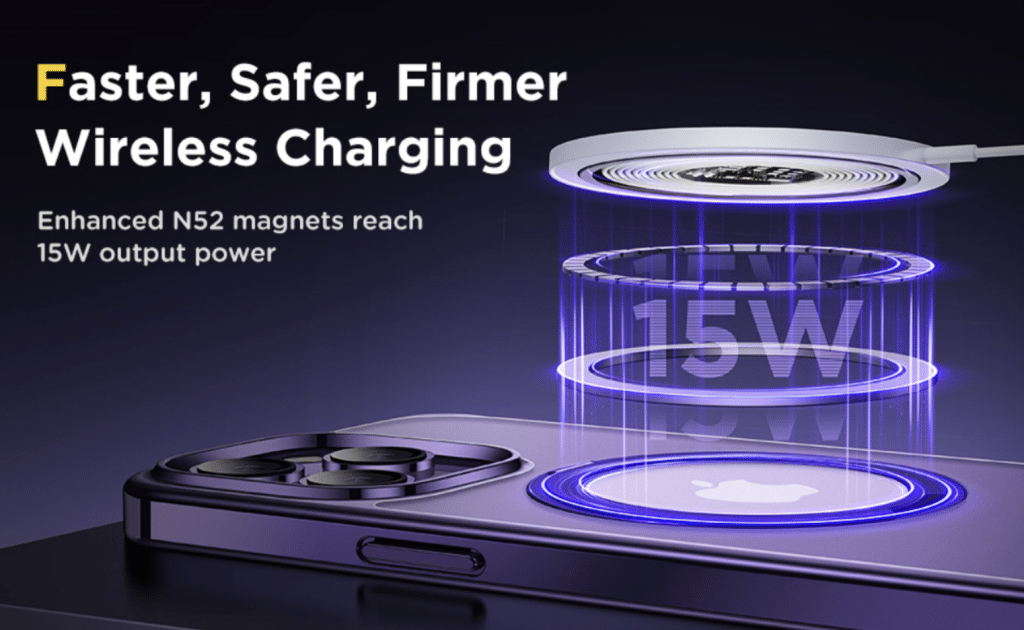 Juntone Magn-Ring Shockcase : Élevez votre expérience iPhone 14 Pro Max avec la compatibilité MagSafe