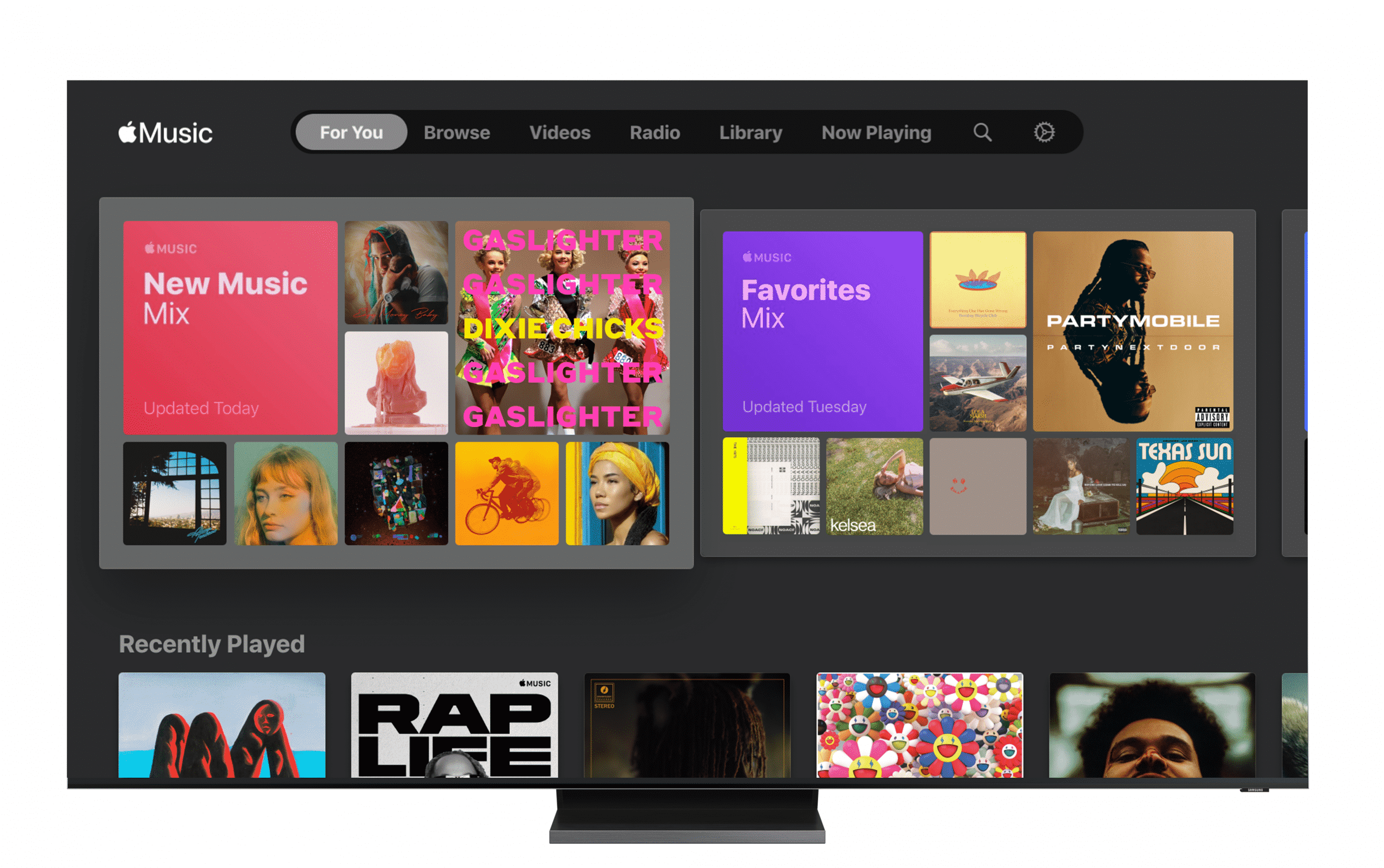 Apple Music ist jetzt auf Samsung SMART TVs verfügbar
