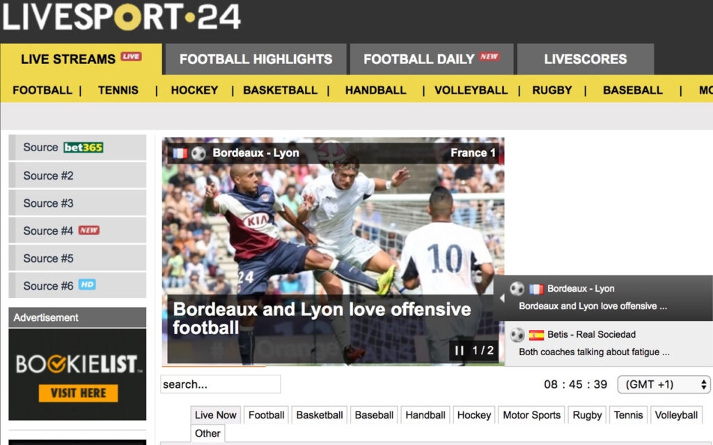 Livesport24 - Melhor Alternativa ao VipBox