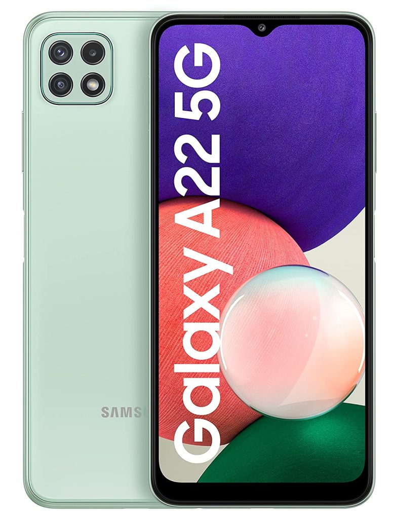 Galaxy A22 5G - Téléphone Samsung sous 20000 INR