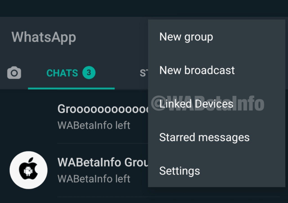 Fonctionnalité à venir de WhatsApp