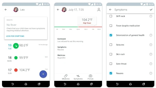 Thermo- Smart Fever Management - Migliore App Termometro per Telefono