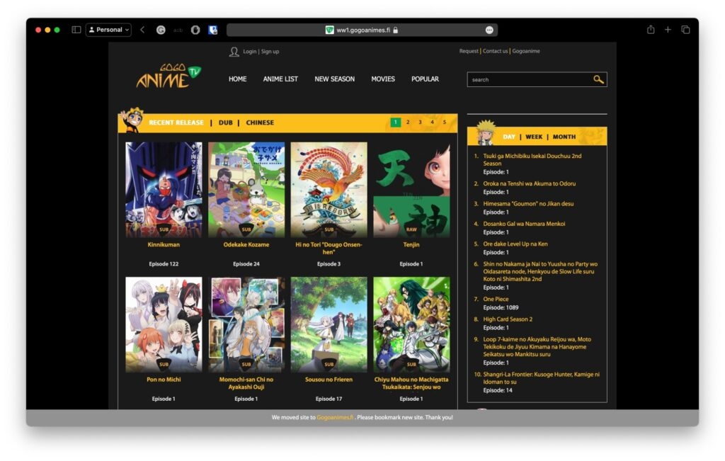 GogoAnime - Mejor Página de Anime