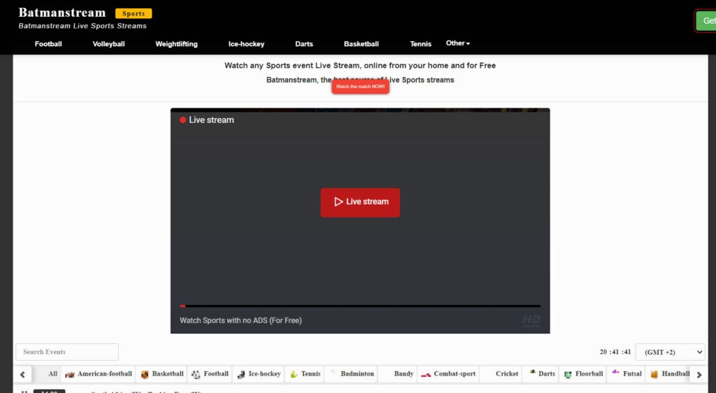Batmanstream - Melhor Alternativa ao VipBox