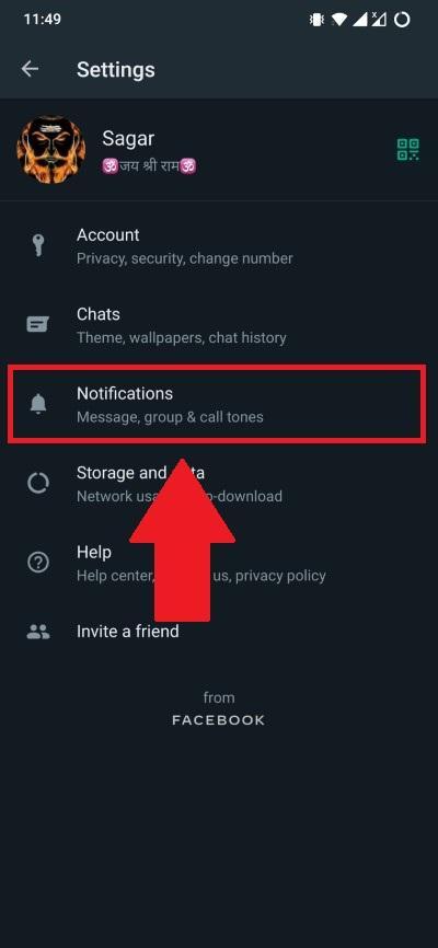Notifiche WhatsApp