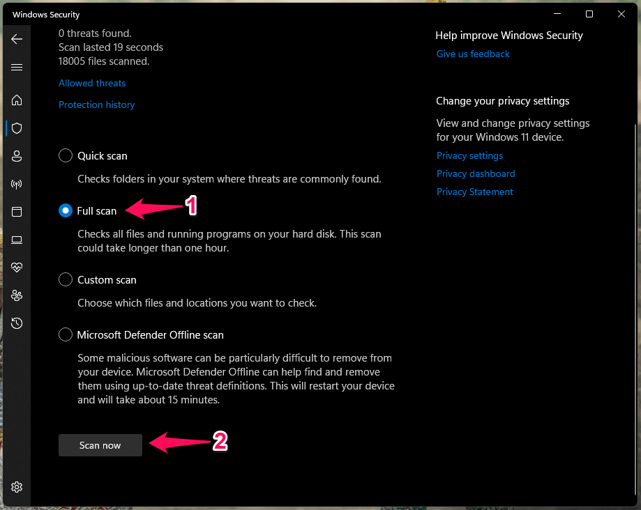 Windows-Sicherheit Vollständiger Scan (5)