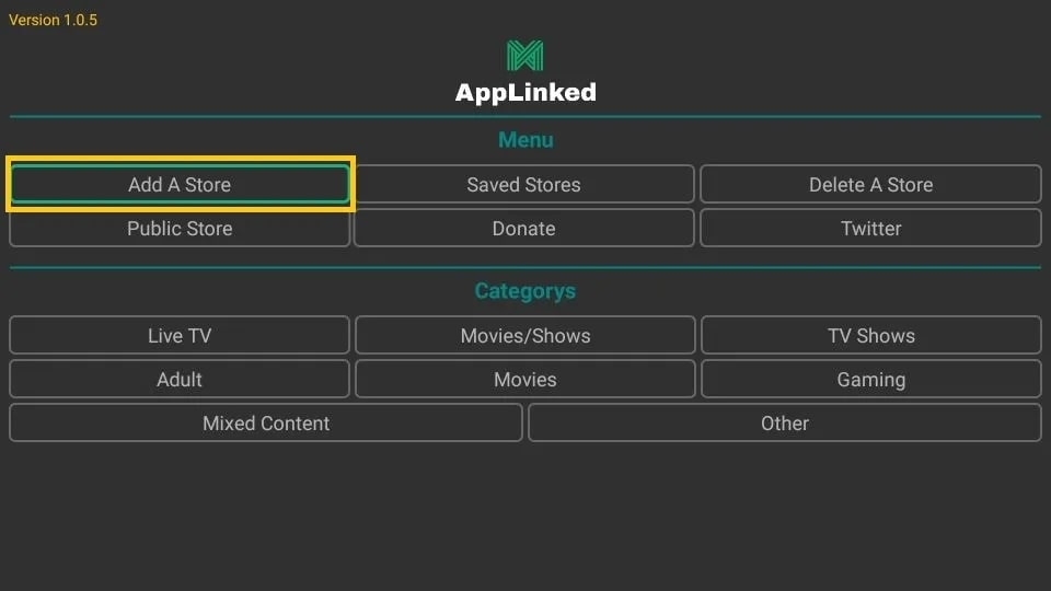 AppLinked - Ajouter un Magasin - Codes AppLinked