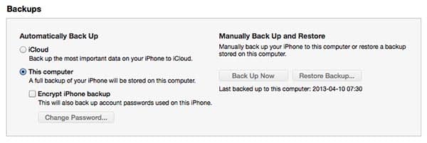 Altes iCloud-Backup nach der Wiederherstellung auf ein neues iPhone entfernen