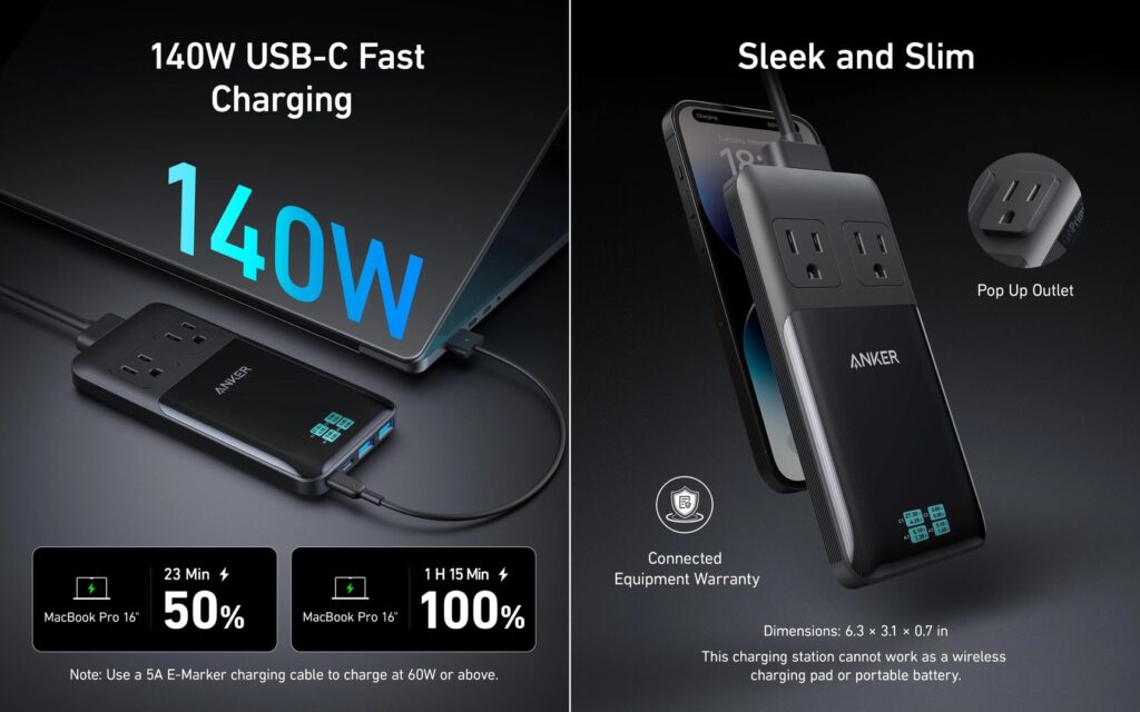 Anker Prime 6-in-1 USB C Charging Station - Cool Tech Gadgets