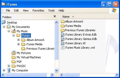 新しいPCにiTunesライブラリを復元する
