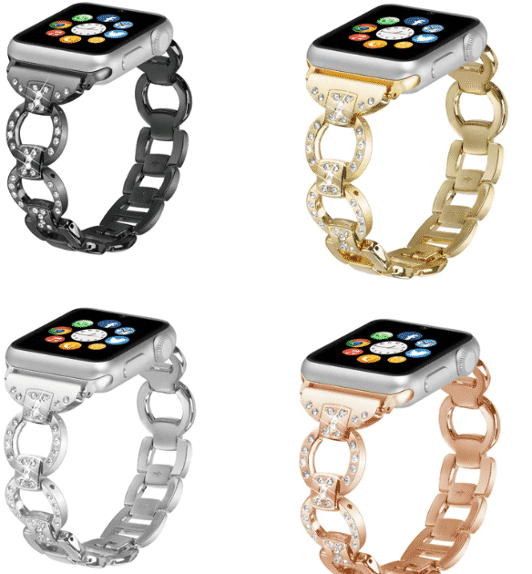 Esta é a Pulseira de Aço Inoxidável para Apple Watch Series 5 de 44mm e 40mm.