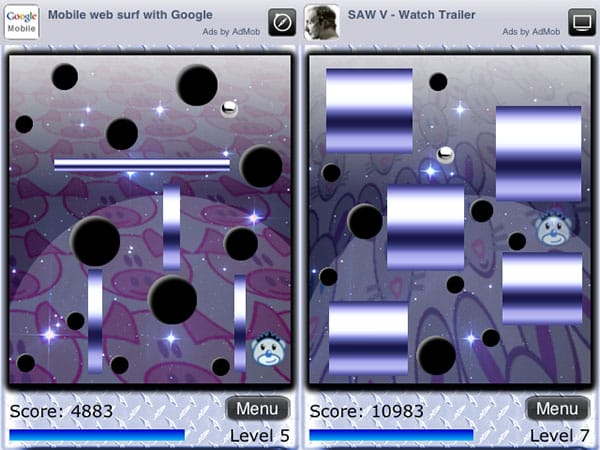 iPhone-Juwelen: Maze, Hockey, Pinball, Golf + Rhythm, Überarbeitet