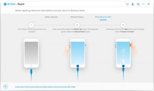 Capture d'écran de dr.fone Repair | SOURCE: Wondershare