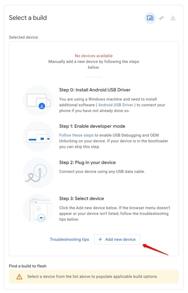 Aggiungi nuovo dispositivo - Android 14 a Android 13 su Google Pixel