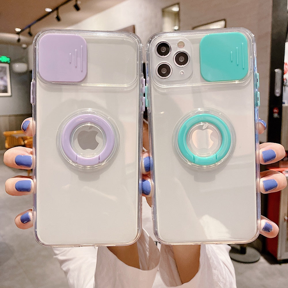 Custodia di Protezione per la Fotocamera Trasparente per iPhone 13
