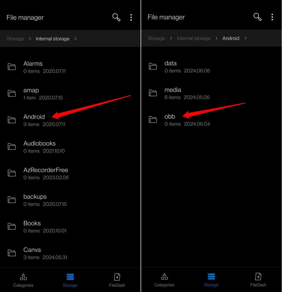 So greifen Sie auf den OBB-Ordner in Android zu