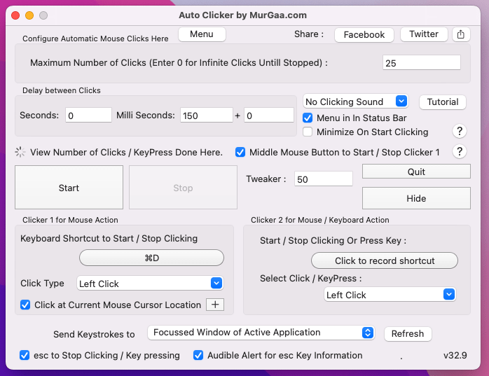Auto Clicker da MurGaa