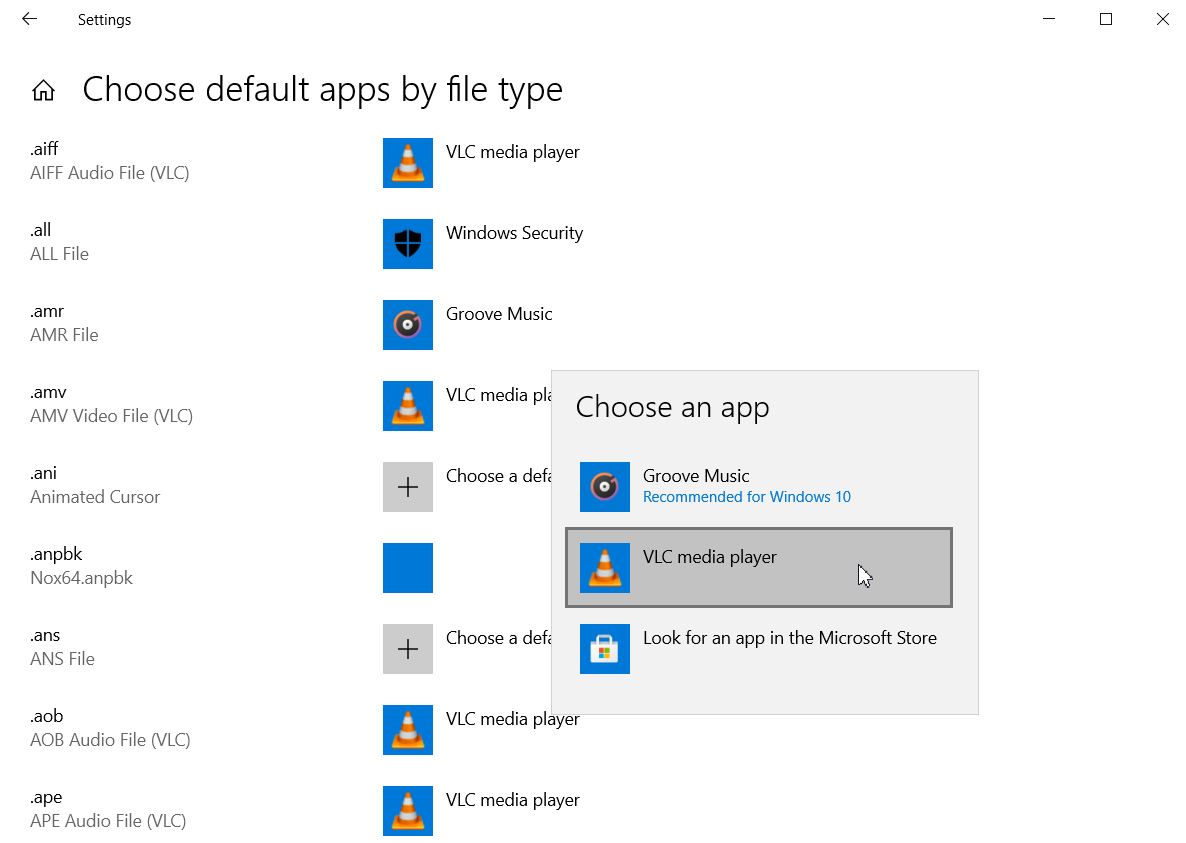 Standard-App für Dateierweiterungen in Windows 11 festlegen