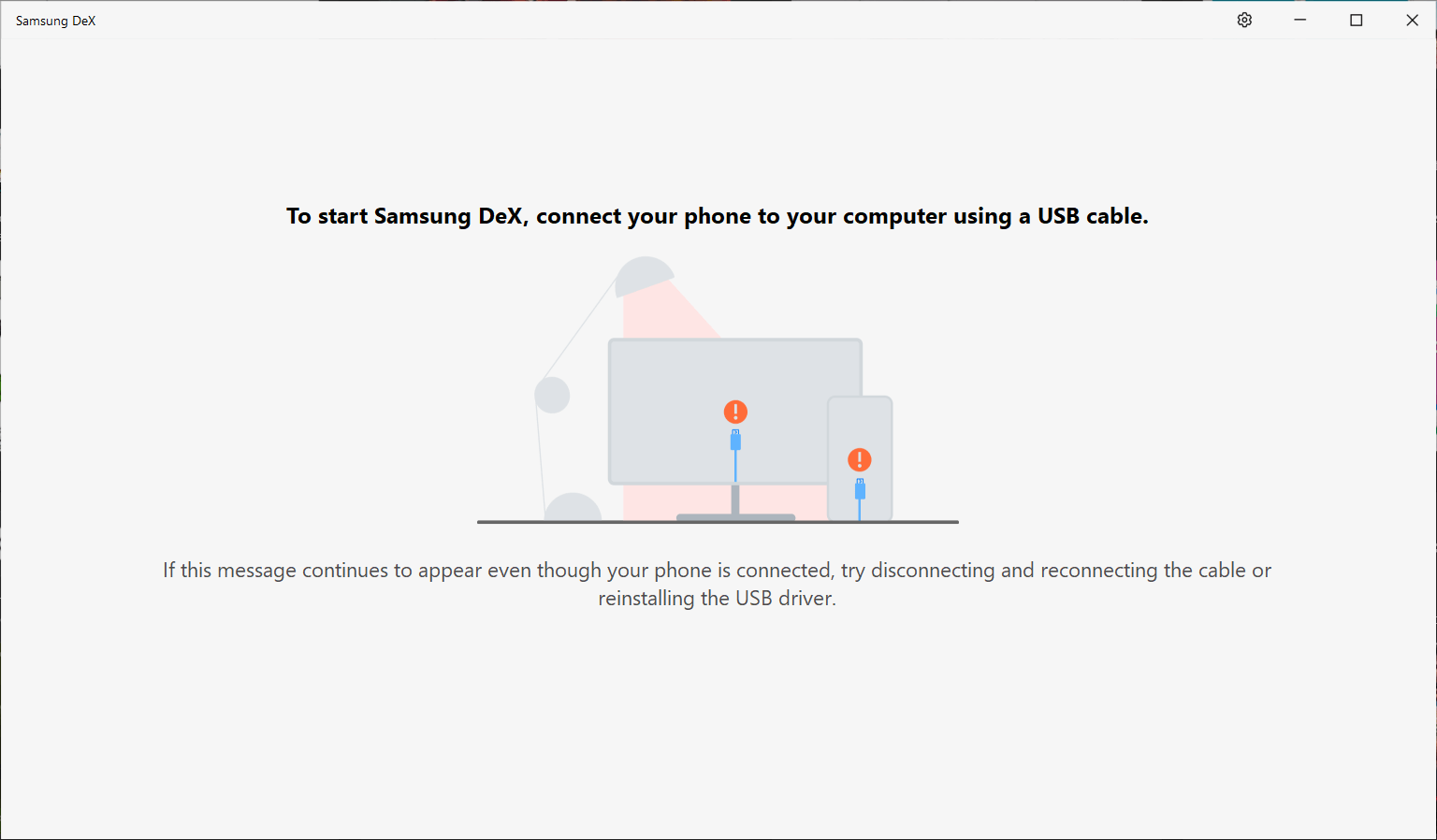 DeX su desktop