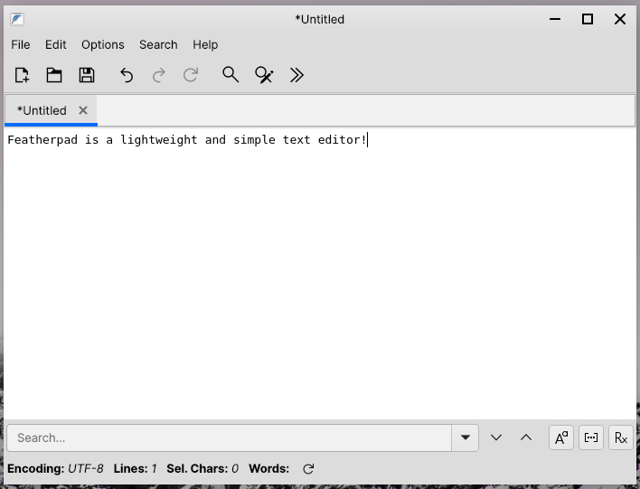 Featherpad Texteditor