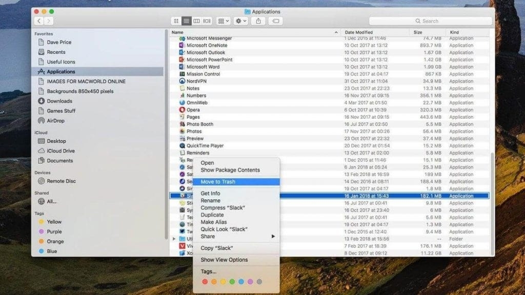 CPU-Nutzung von WindowServer