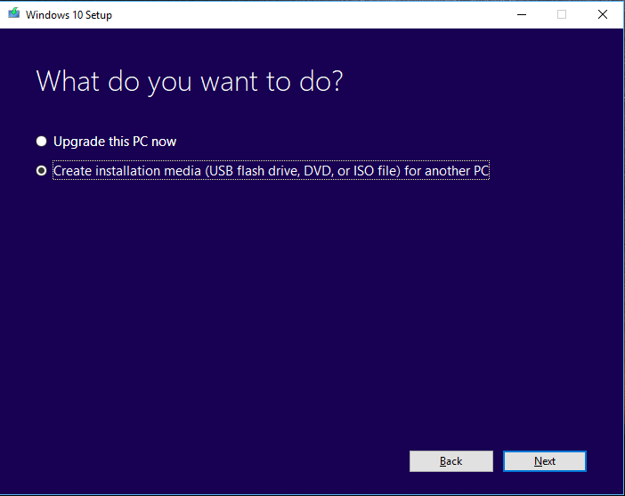Create Installation Media