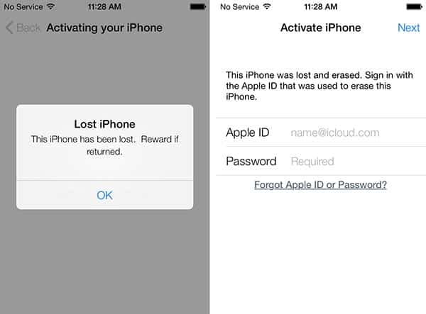 iOS 7 : Activation Lock + Find My iPhone
