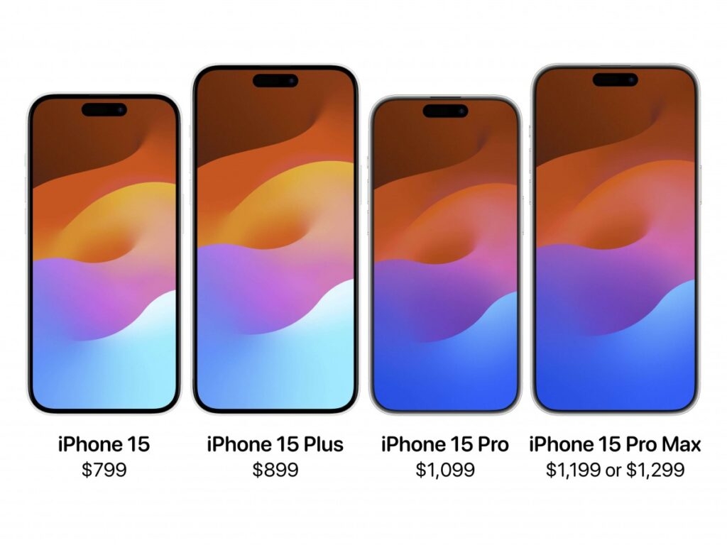 Los modelos Apple iPhone 15 Pro comenzarán con 256GB de almacenamiento, ampliable hasta 2TB 1
