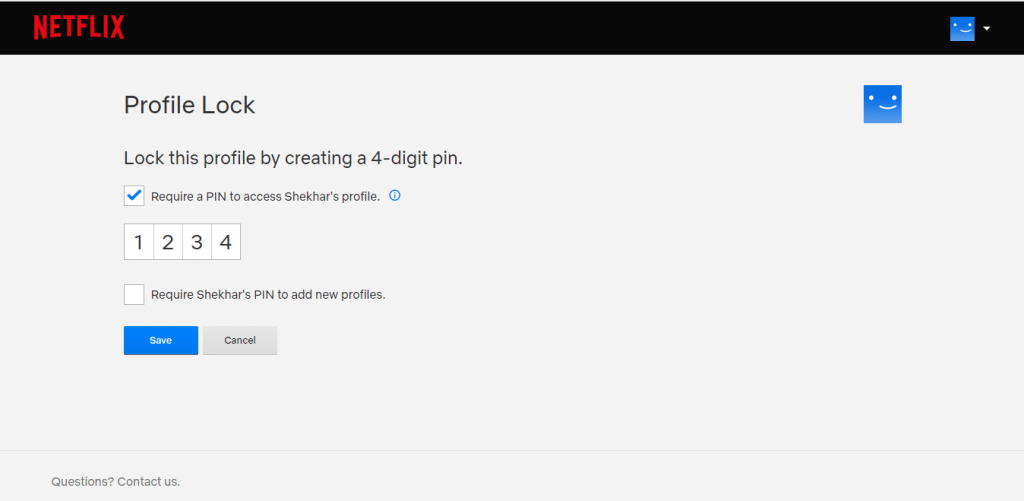 hacer que tu perfil de Netflix esté protegido por PIN