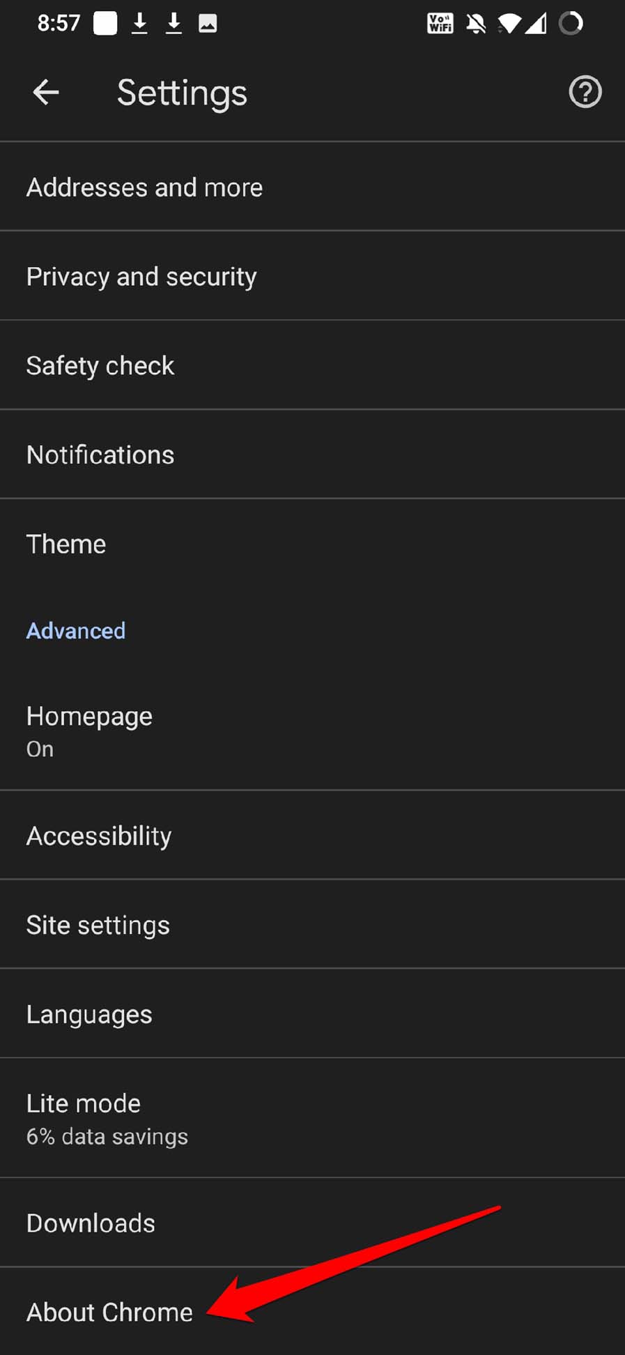 о chrome на Android