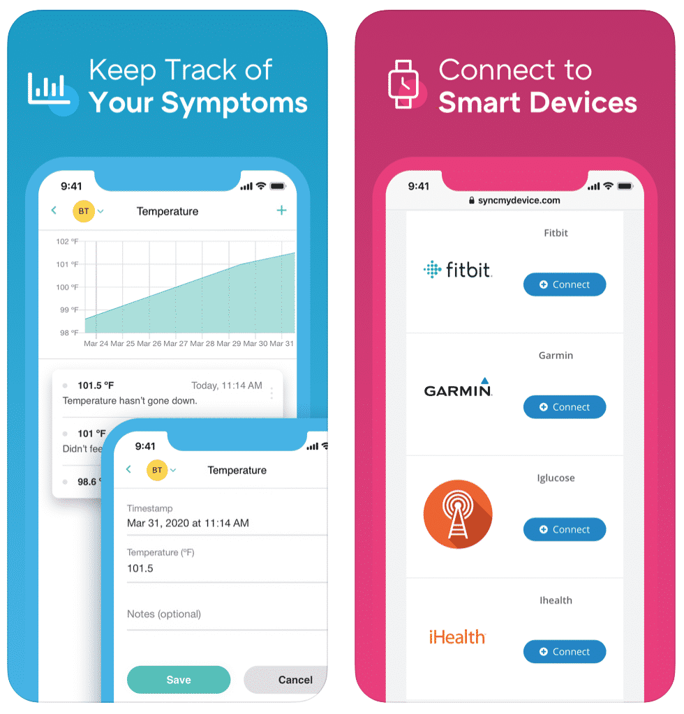 App HealthChampion su iPhone