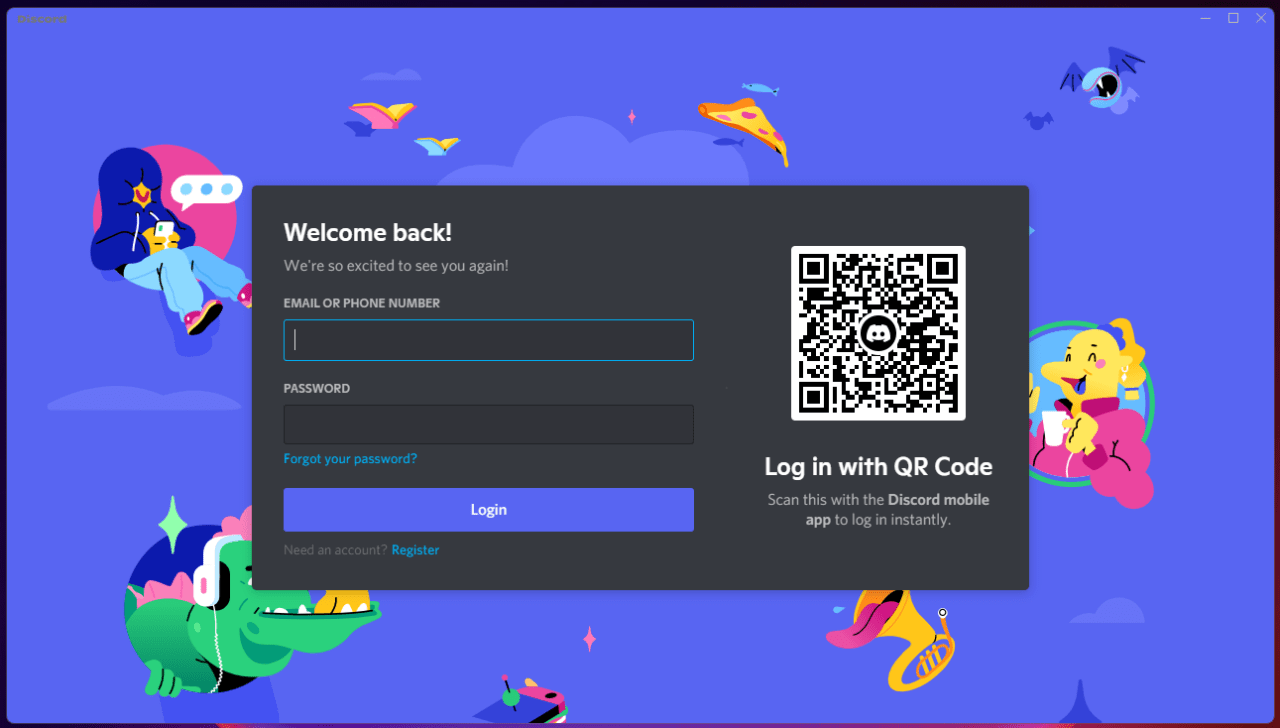 (7) Iniciar sesión en Discord