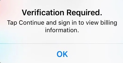 Errore di verifica richiesta durante il download di app gratuite su App Store