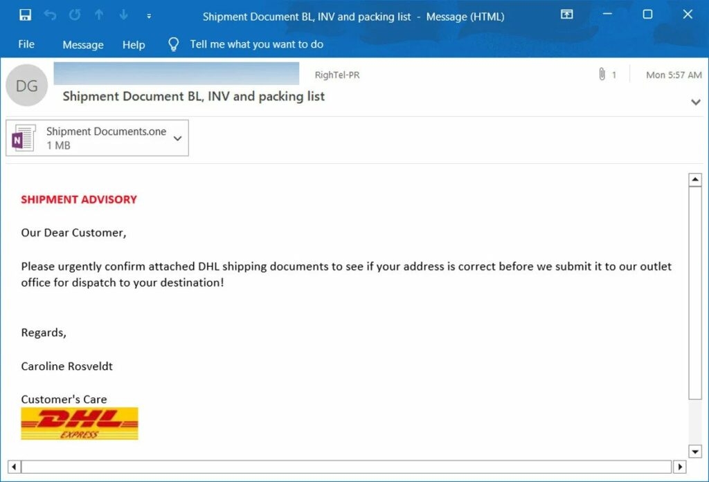 Angreifer missbrauchen OneNote-Anhänge zur Verbreitung von RAT-Malware 2