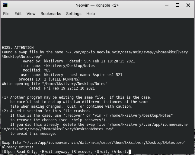Neovim Texteditor