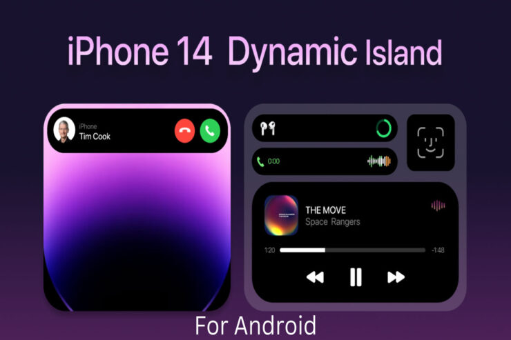 iPhone 14 ProのダイナミックアイランドをAndroidにインストールする方法