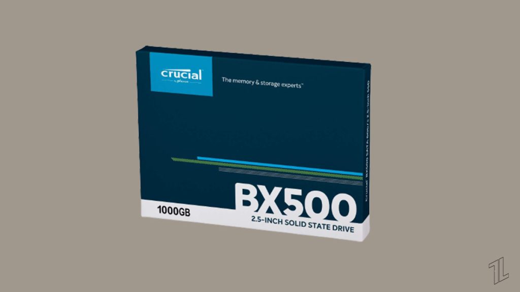 Crucial BX500 1TB 3D NAND SATA - Configuration de PC de jeu sous 500 USD (40K INR)
