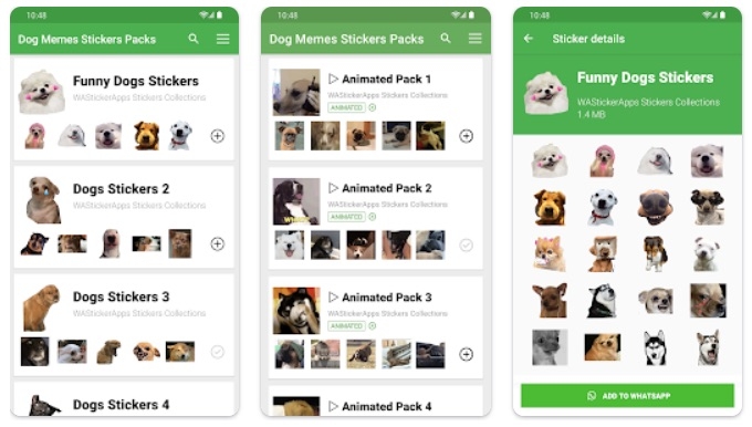 Aplicaciones de Stickers de Memes de Perros WA - Stickers Divertidos Para WhatsApp