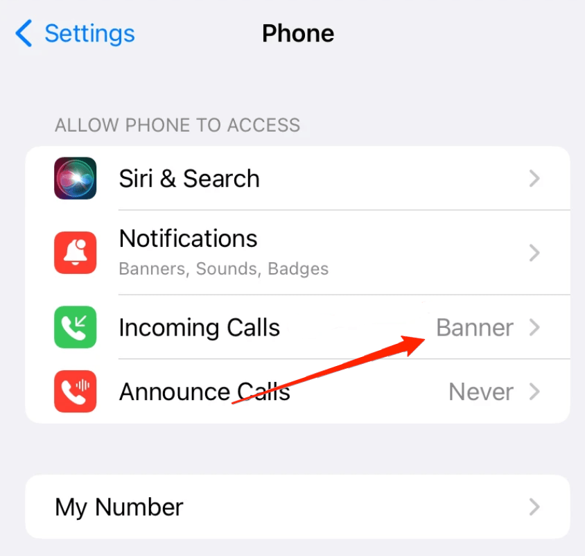 настройки экрана вызова iphone