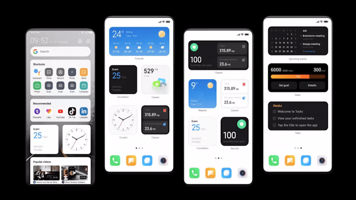 Funzionalità evidenziate di MIUI 13.5