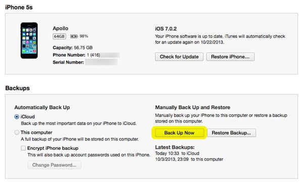 Alte iCloud-Backups löschen