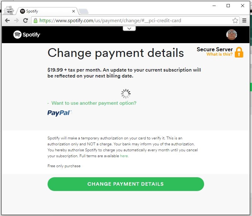 Comment changer le paiement Spotify ?