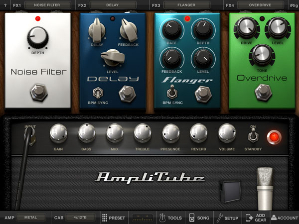 리뷰: IK Multimedia Amplitube iRig for iPhone, iPod touch 및 iPad