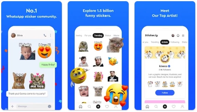 Sticker.ly - Creador de Stickers - Stickers Divertidos Para WhatsApp