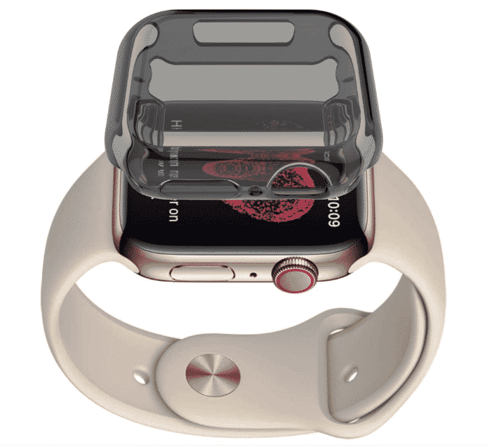 Esta es la Funda de Pantalla Colorida para Apple Watch Series 5 de 44 mm y 40 mm.